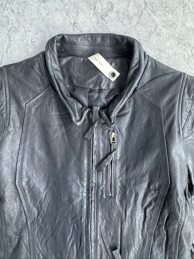 Korea Leather Crop Jacket, foto 4
