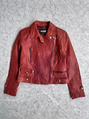 GAUDI Leather Biker Jacket
