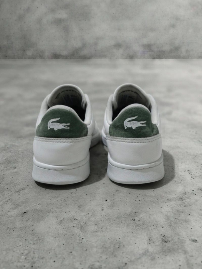 Lacoste Carnaby Set Leather Sneakers 'White Green', foto 4