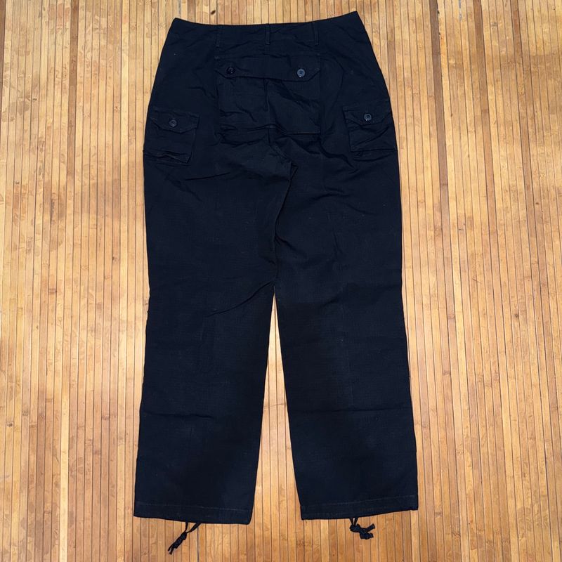OUTSTANDING & CO JAPAN SELVEDGE RIPSTOP BLACK MULTIPOCKET AR, foto 6