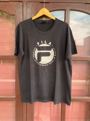Tshirt fila big logo black