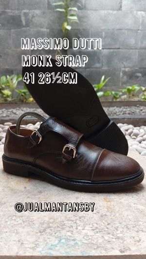 MASSIMO DUTTI Monk Strap Made in Portugal