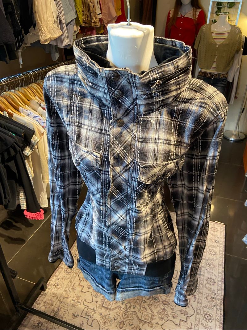 31040Strom Plaid bono zip jacket, foto 3
