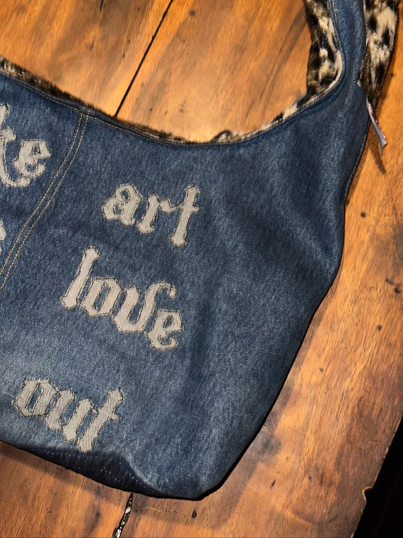 Upcycle Leopard bag, foto 5