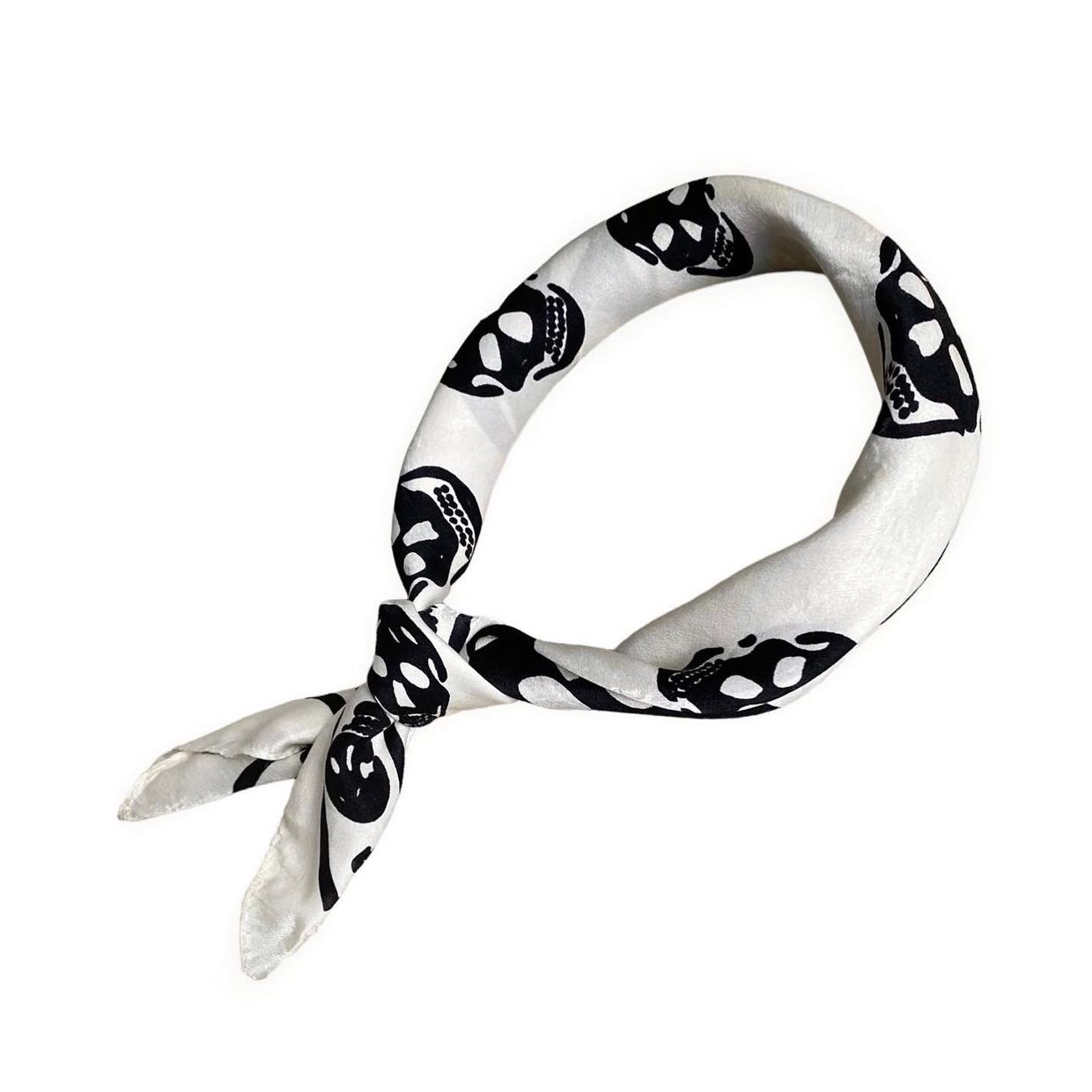 Casual Scarf Pria black cream, foto 2