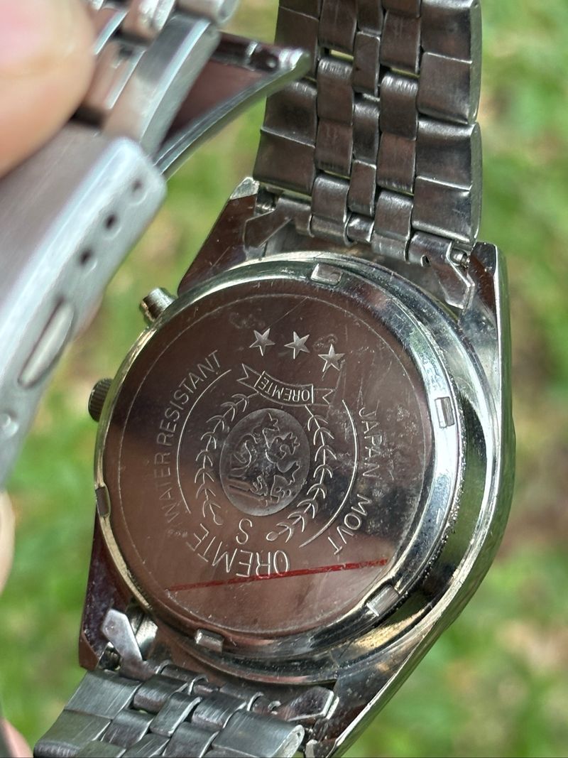 JAM TANGAN OREMTE ANALOG SILVER BLUE DIAL, foto 7