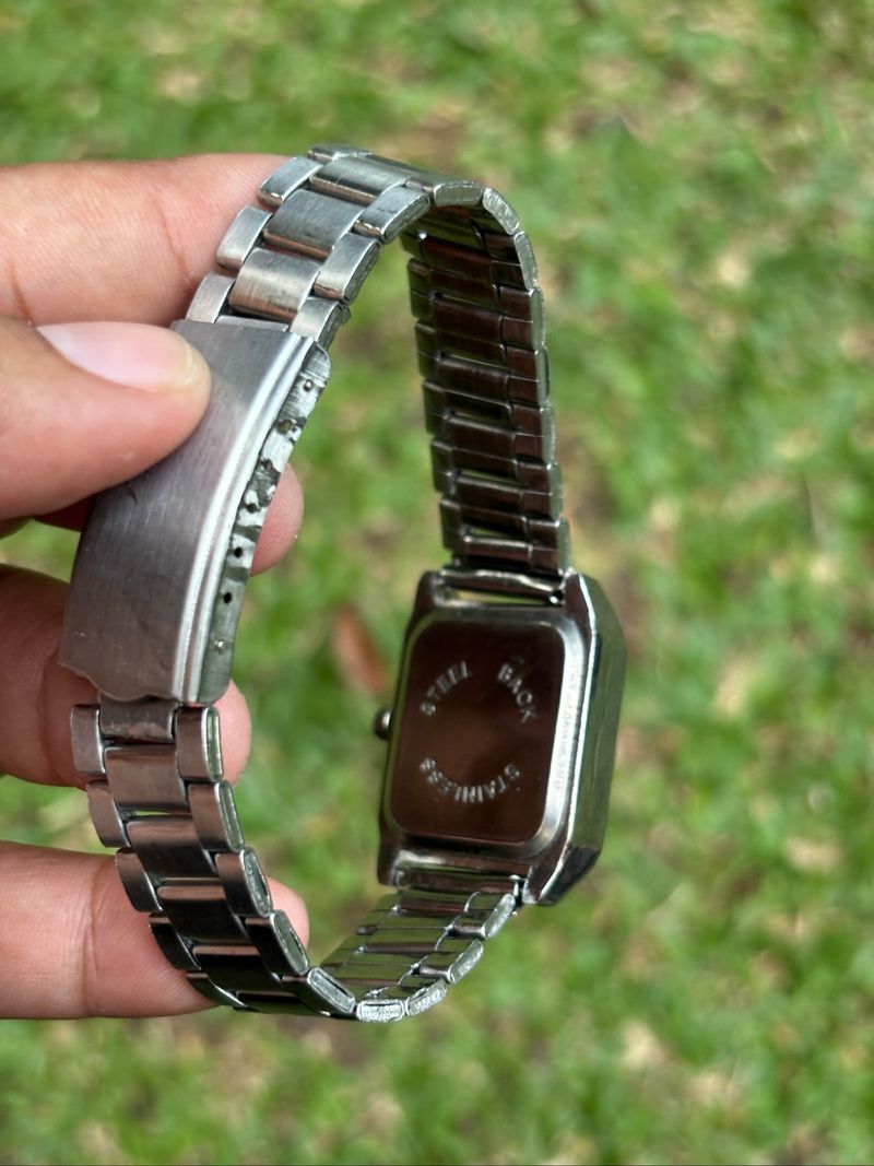 JAM TANGAN CASIO TANK SILVER PINK DIAL, foto 6