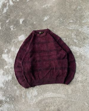 KNITWEAR VELVET BURGUNDY