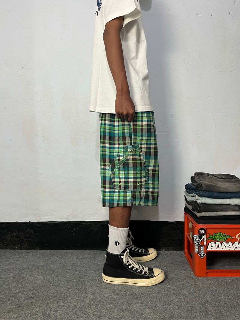 PLAID SHORTS PANTS, foto 3