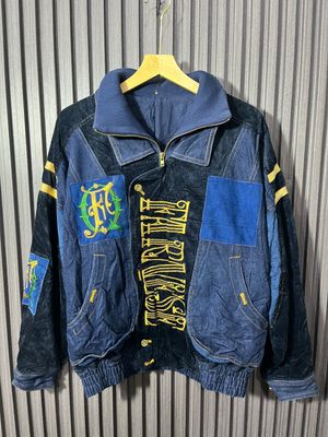 Farnese Vintage Streetwear Denim jacket Pria blue