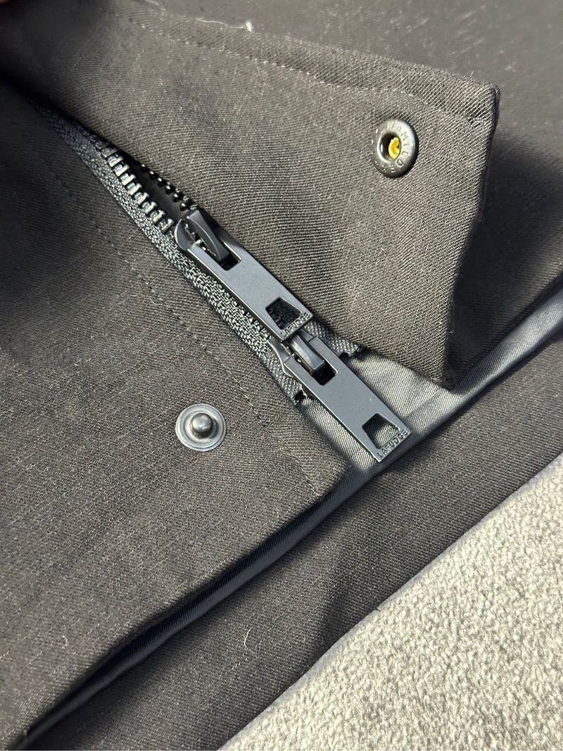 Lafudge Store Double Zipper Boxy Work Jacket, foto 5