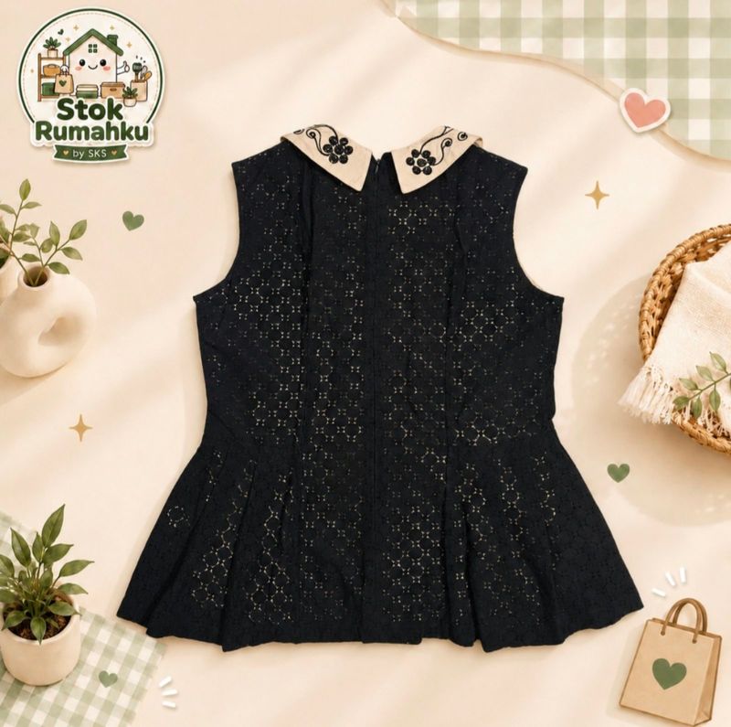 Atasan Wanita Peplum Rosetz, foto 2