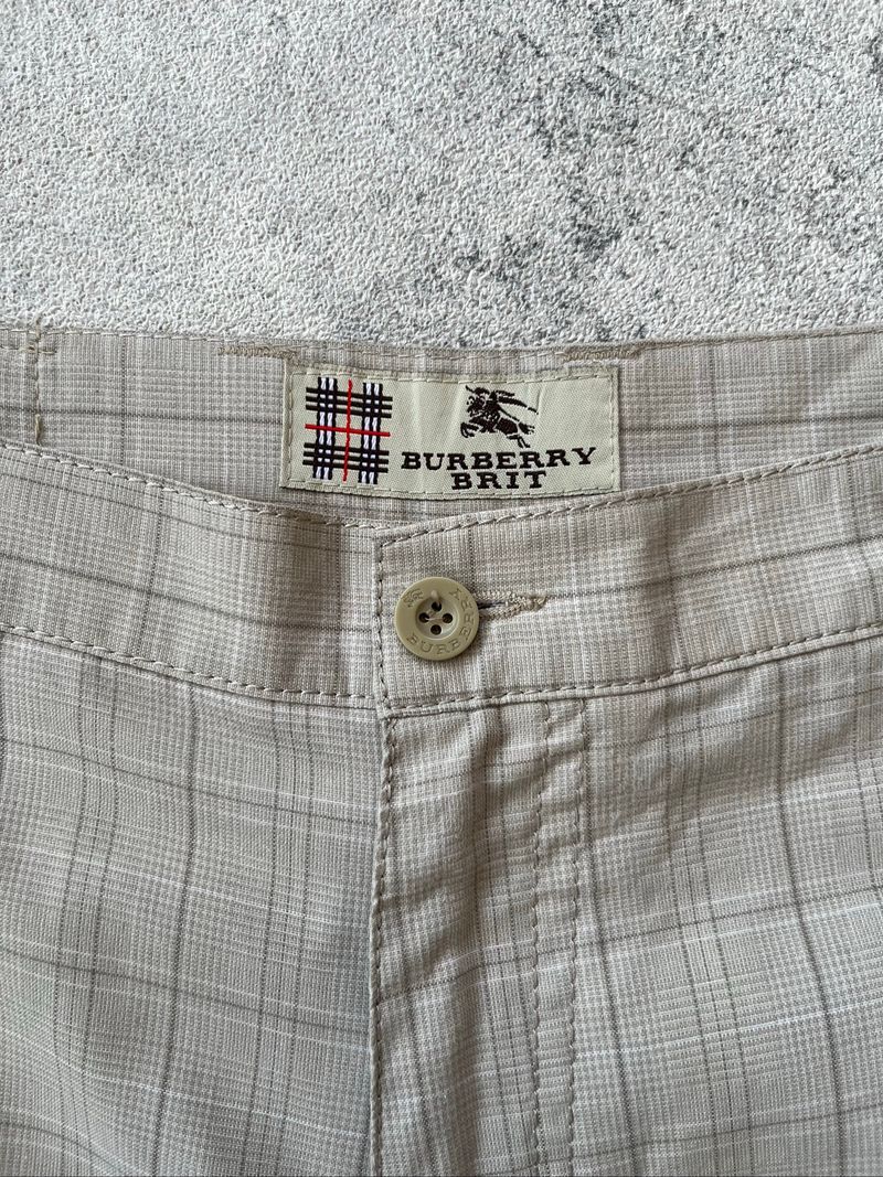 Burberry Khaki Plaid Shorts, foto 6