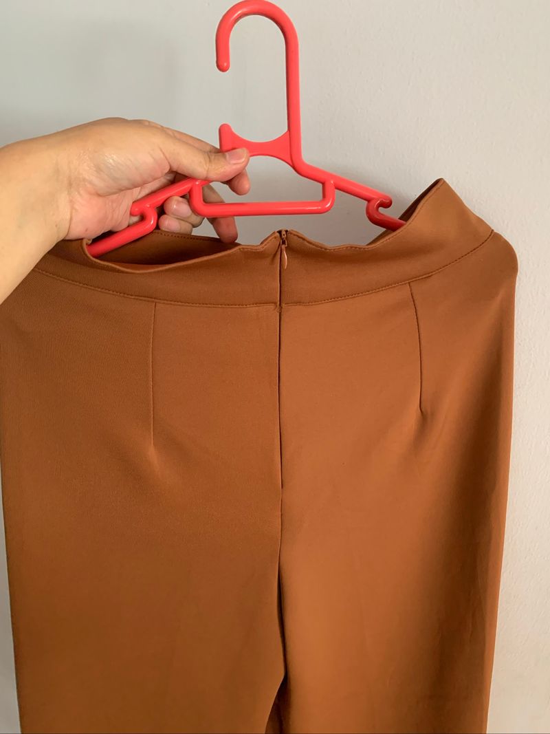 celana kulot coklat caramel new, foto 5