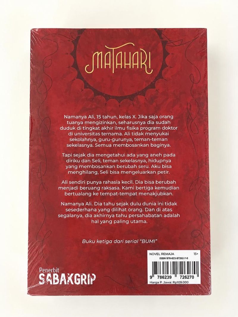Matahari -Tere Liye, foto 2