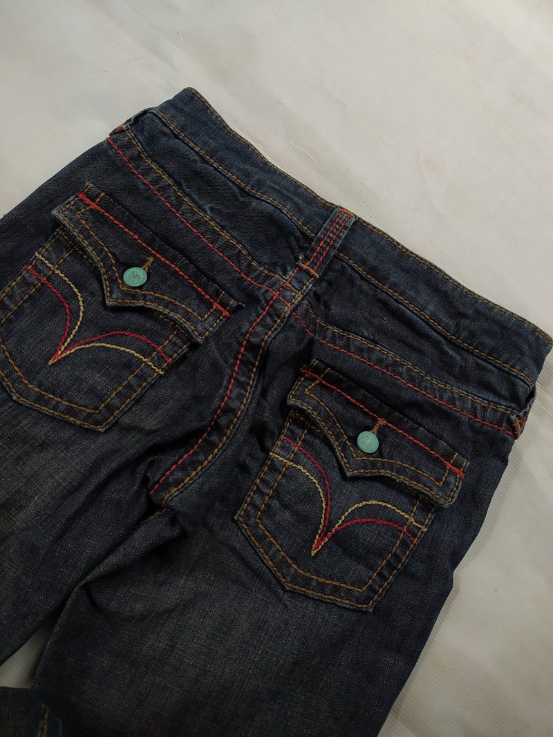 Ikka Flare Boot Cut Jeans Low Rise, foto 3
