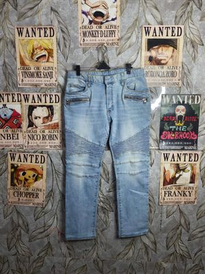 Balmain Paris biker jeans