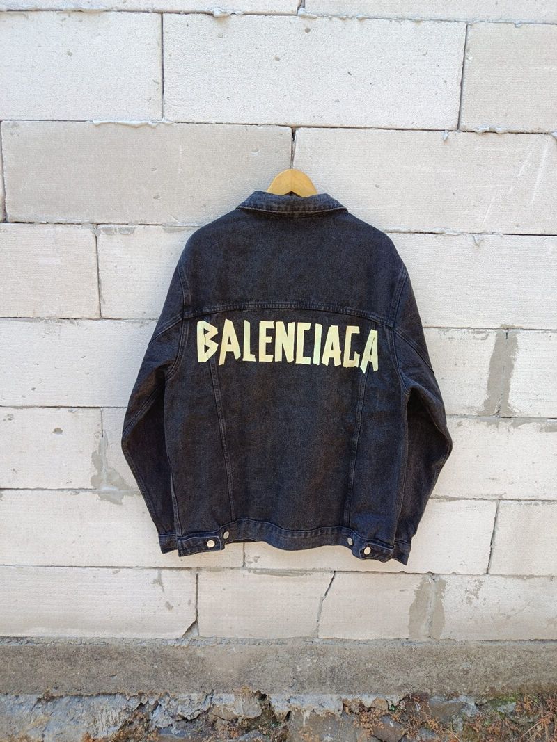 BALENCIAGA TRUCKER DENIM JACKET, foto 2