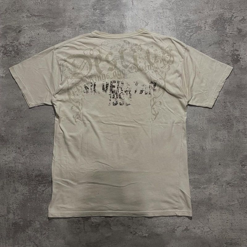 Silver star patters Skull art Y2K, foto 2