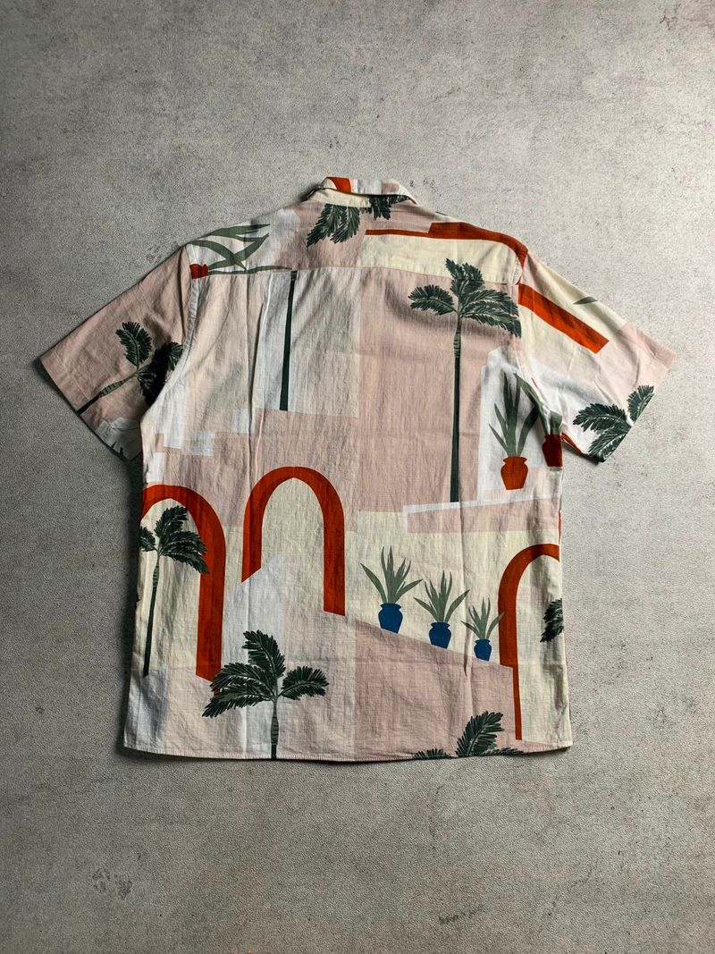 Zara Pattern Open Collar Shirt - Relaxed Fit, foto 6