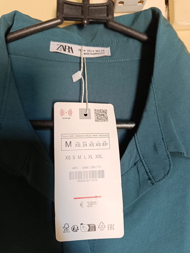 cotton blouse zara, foto 3