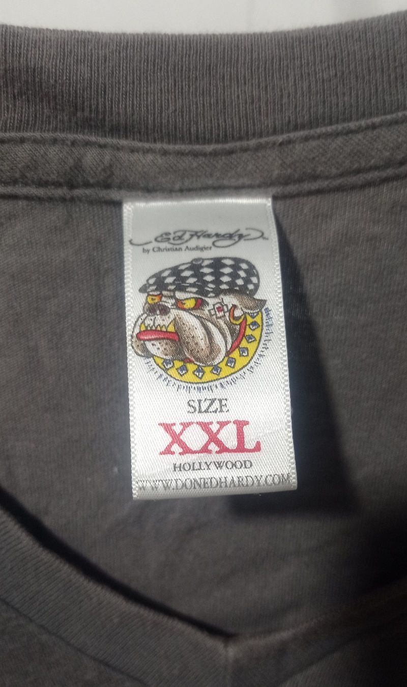 Ed Hardy V neck t shirt, foto 3