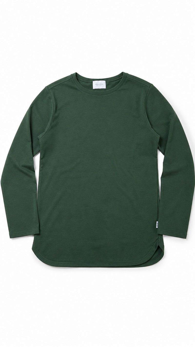 Long Sleeve Crew Neck T-Shirt, foto 2