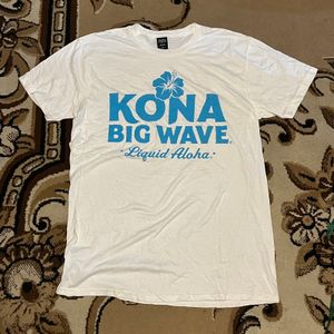 Kaos Hanes Kona Big Wave Art