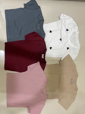5pcs crop top