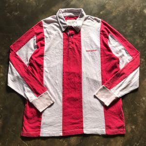 NOON GOONS USA STRIPE RUGBY POLO SHIRT