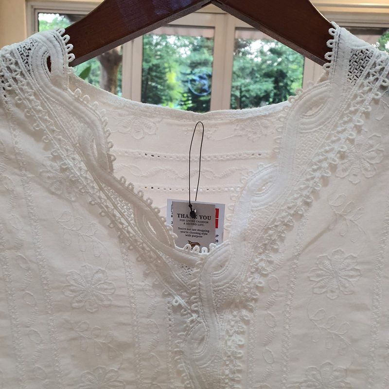Blouse Putih Bordir, foto 2