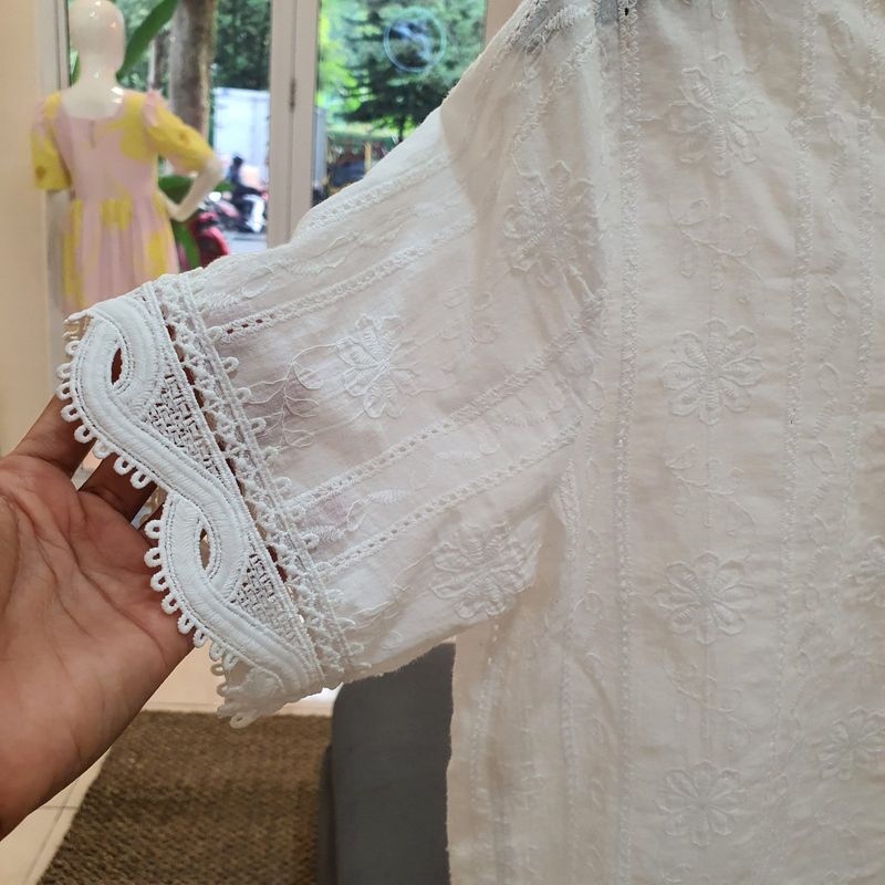 Blouse Putih Bordir, foto 3
