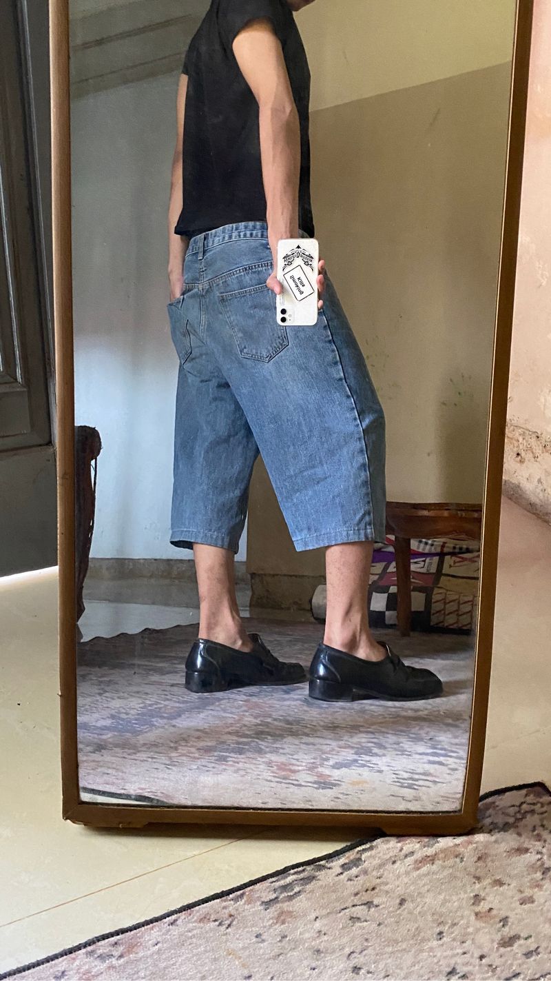 Long vintage blue jorts, foto 5