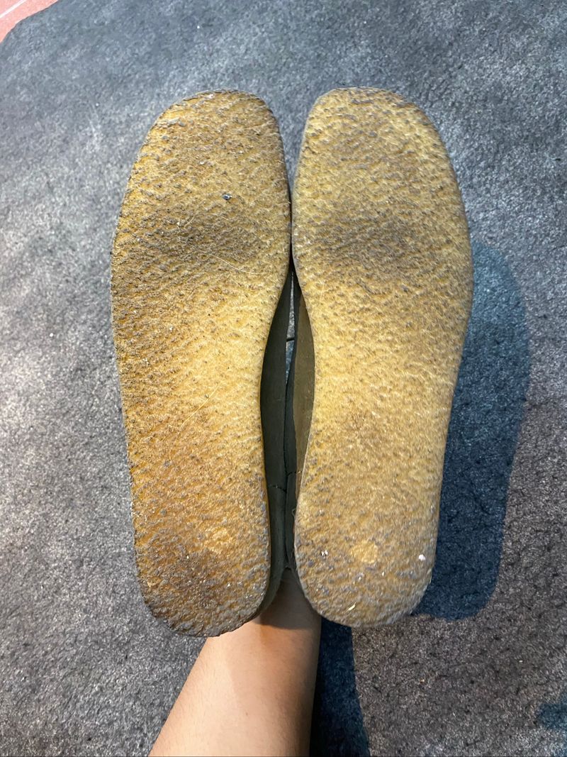 Carhartt Wip X Clarks wallabe olive cammo, foto 7