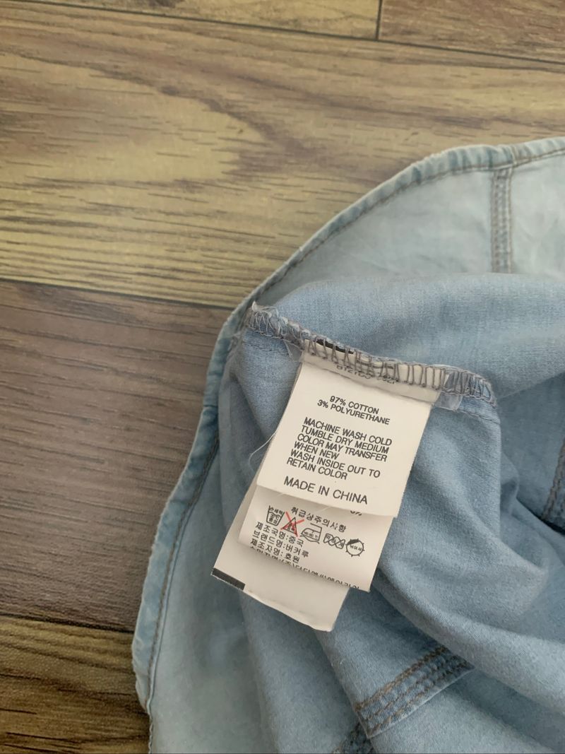 Kemeja BUCKAROO Branded Denim Long Sleeve, foto 9
