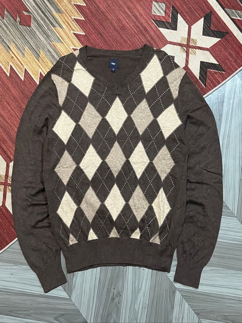 GAP Argyle V-neck Sweater, foto 2