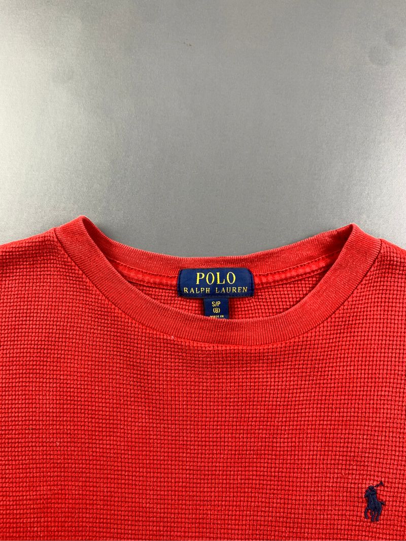 PRL Red Waffle Pony Logo Cropped Longsleeve (S), foto 6
