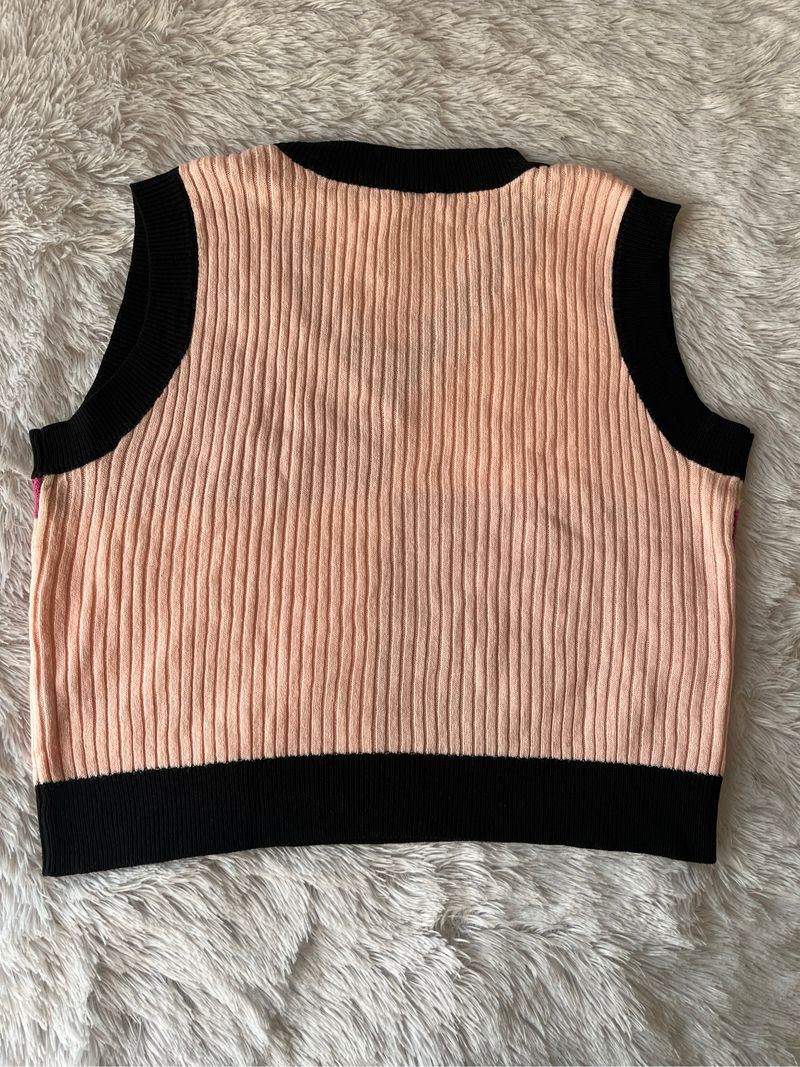 pink knit croptop, foto 4