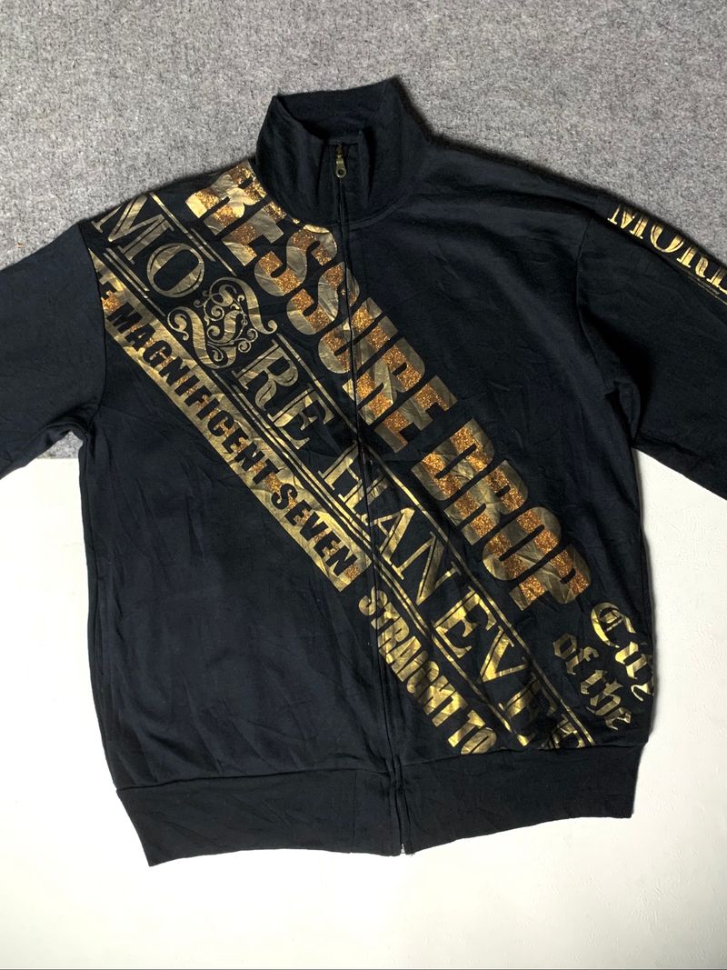 Defective struct poem spell out graphic track jacket, foto 4