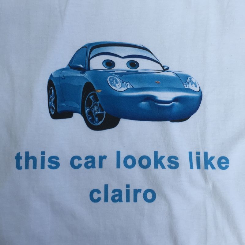 Clairo this car looks like clairo Tees, foto 3