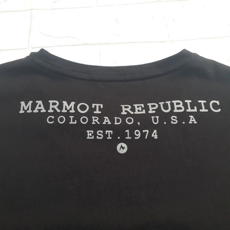 Baju Kaos MARMOT Authentic Spring T-Shirt Second Original, foto 5