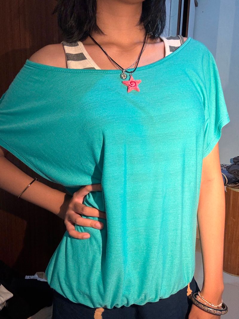 Y2K Off-Shoulder Bubble Top, foto 3