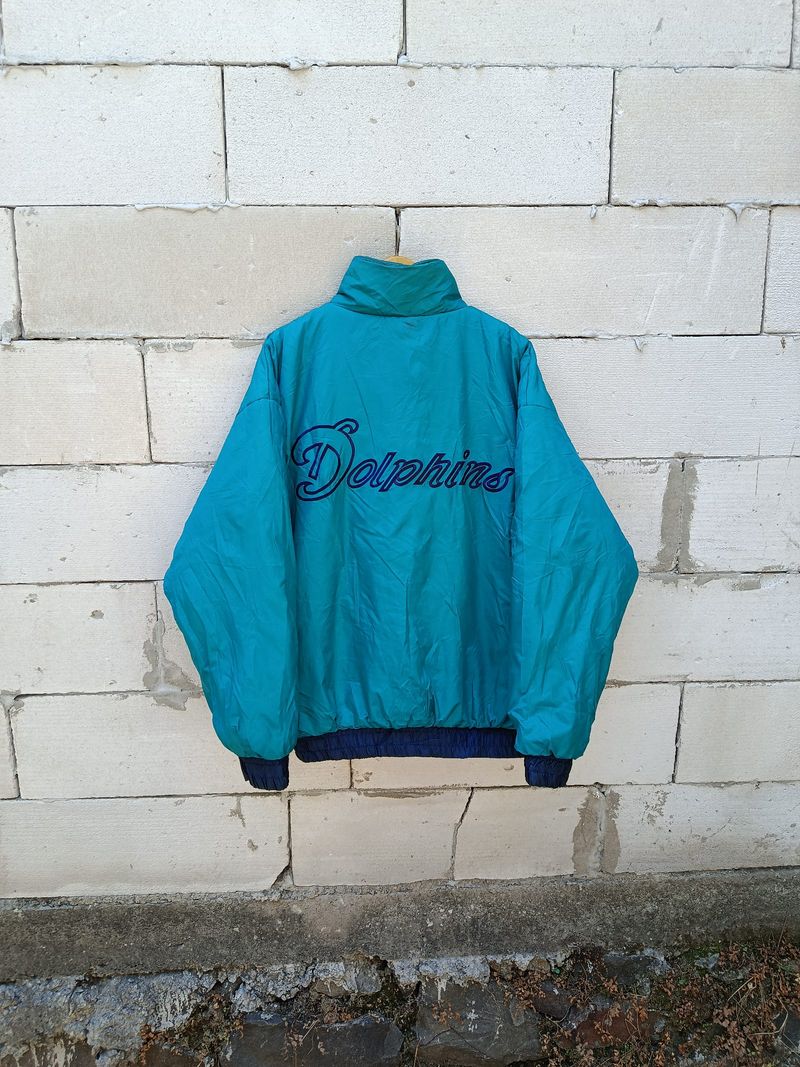 90'S PRO PLAYER NFL DOLPHIN REVERSIBLE JACKET, foto 4