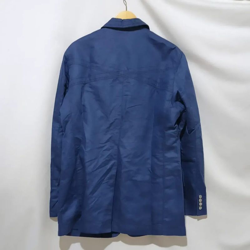 Versace Mens Single Breasted Navy Blazer Original, foto 5