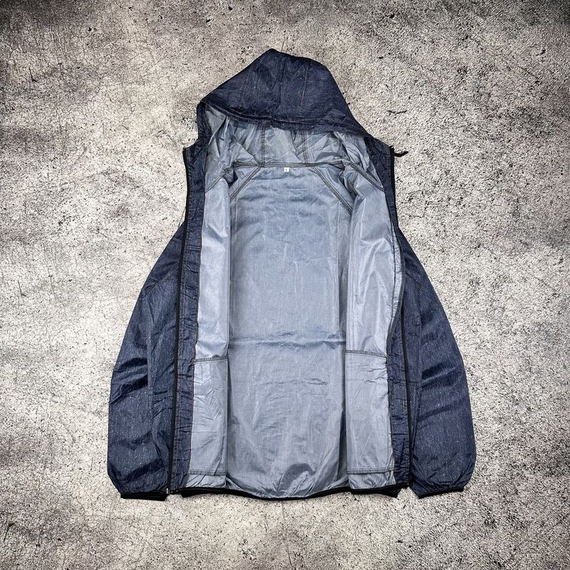 Unknown Denim Pattern Parachute Jacket, foto 5