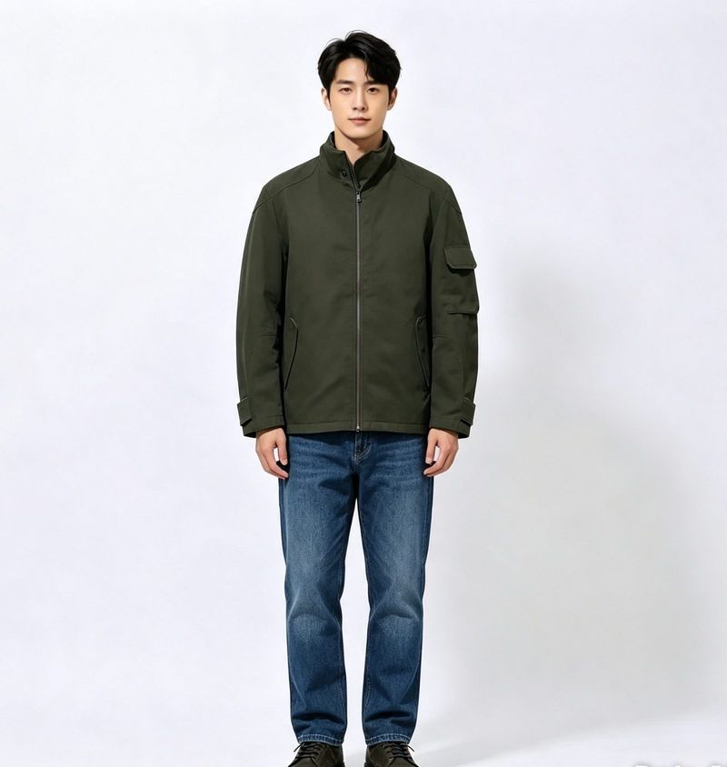 Henry Cotton's Khaki Green Multi Pocket Work Jacket, foto 2