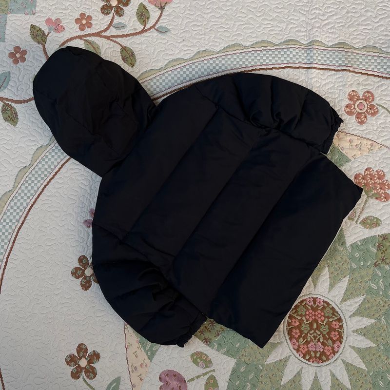 Winter jacket anak goose down reversible new balance hitam, foto 7