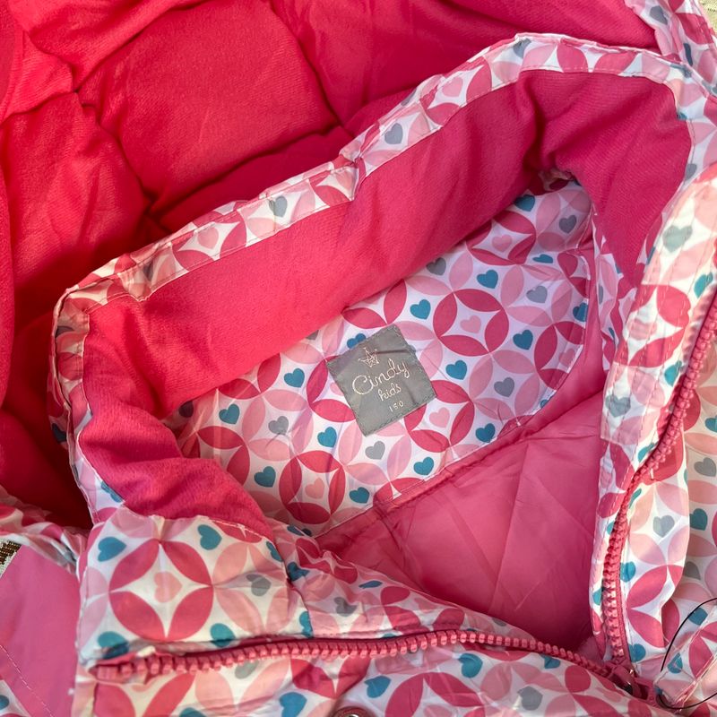 Winter jacket anak snowboard batik pink keren, foto 3