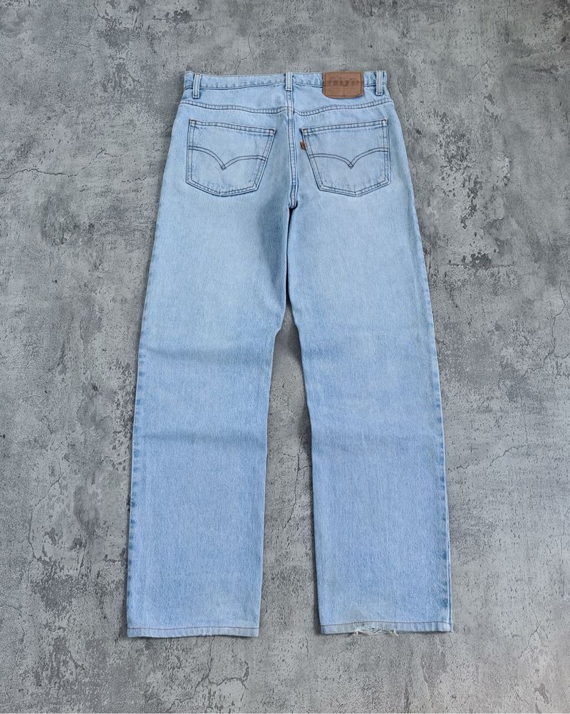 2000s Levi's 607 Orange Tab Regular Fit (Straight Leg), foto 2