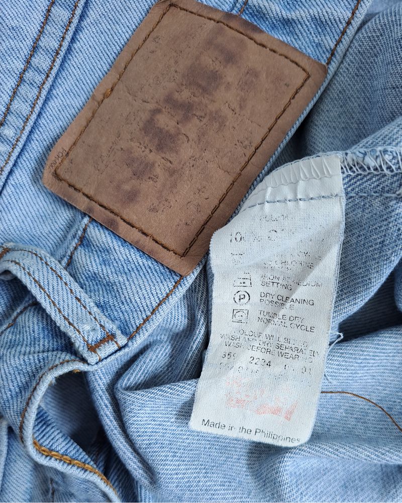 2000s Levi's 607 Orange Tab Regular Fit (Straight Leg), foto 6